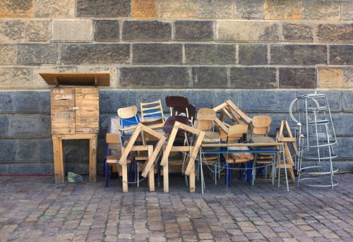 Furniture being recycled in Honor Oak