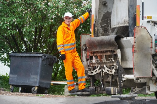 Professional clearance experts at work