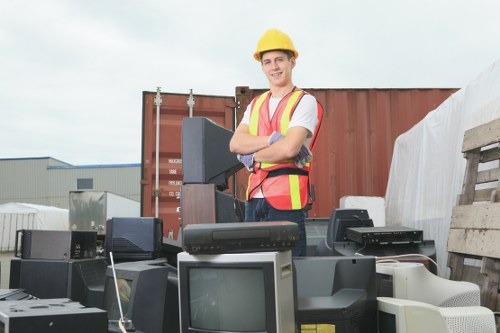Professional office clearance team at work in Honor Oak